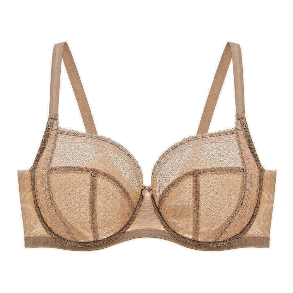 Understance Spacer Air Shea FlexWire Molded Unlined Bra UW 42DDD Cafe Au Lait
